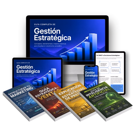 Workbook Ejecutivo de Gestión Estratégica + 4 guías complementarias de negocio
